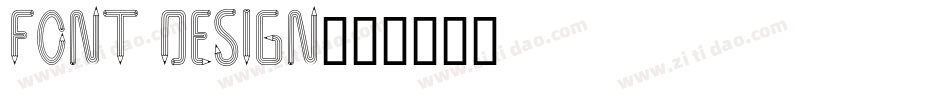FONT DESIGN字体转换